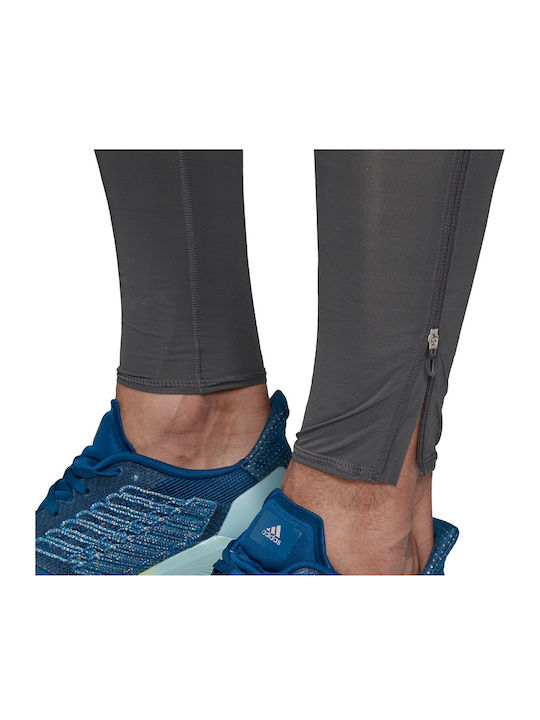 adidas Speed Ανδρικό Αθλητικό Κολάν Compression Μακρύ Γκρι