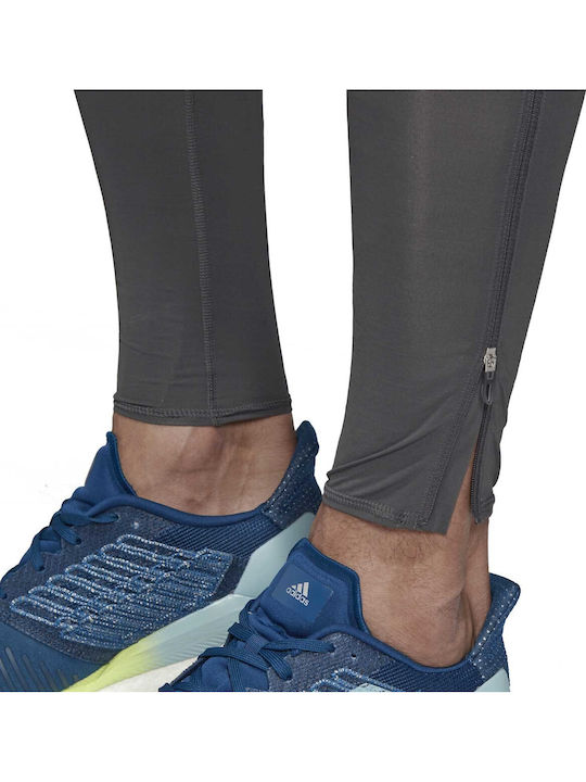 adidas Speed Ανδρικό Αθλητικό Κολάν Compression Μακρύ Γκρι
