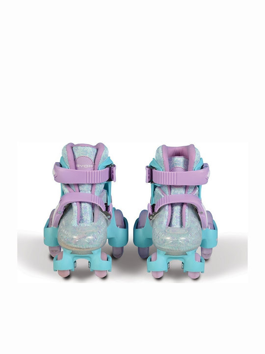 Byox Little Beetle Frozen Quad Αυξομειούμενα Rollers Γκρι Παιδικά Byox Little Beetle Frozen Quad Αυξομειούμενα Rollers Γκρι Παιδικά