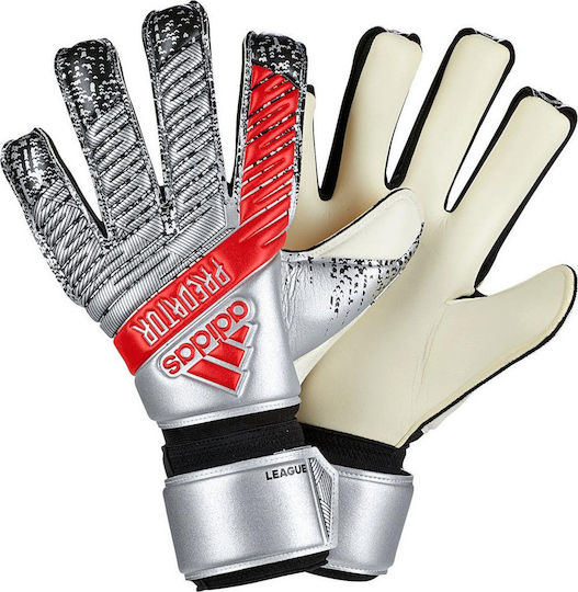 adidas Predator League Torwarthandschuhe Erwachsene Silber