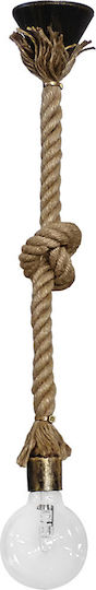 Heronia E/27k rope 1/l Κρεμαστό Φωτιστικό