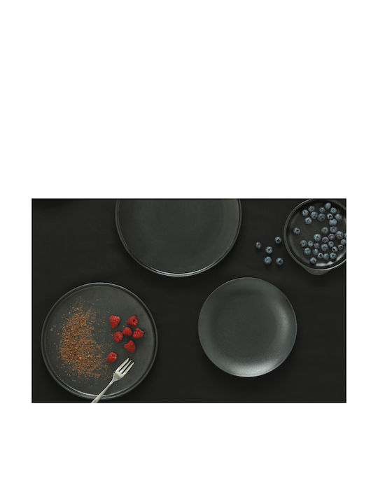Maxwell & Williams Coupe Plate Desert made of Porcelain Black with Diameter 21cm
