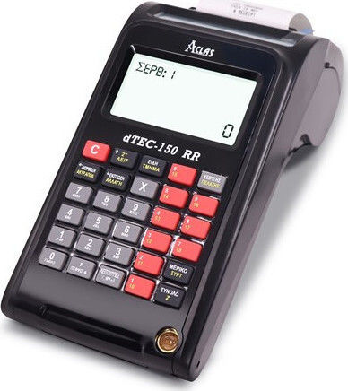 DataTec DTec-150 Cash Register with Battery in Black Color
