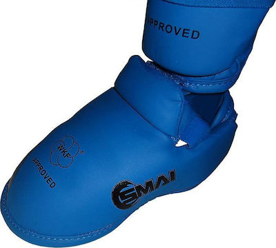 SMAI WKF Approved 410647 Shin Guards Adults Blue