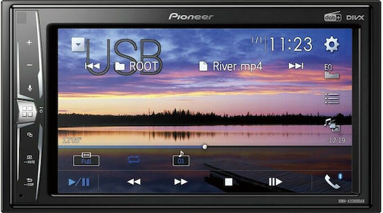 Pioneer Sistem Audio Auto 2 DIN (Bluetooth/USB/AUX/GPS) cu Ecran Tactil 6.2"
