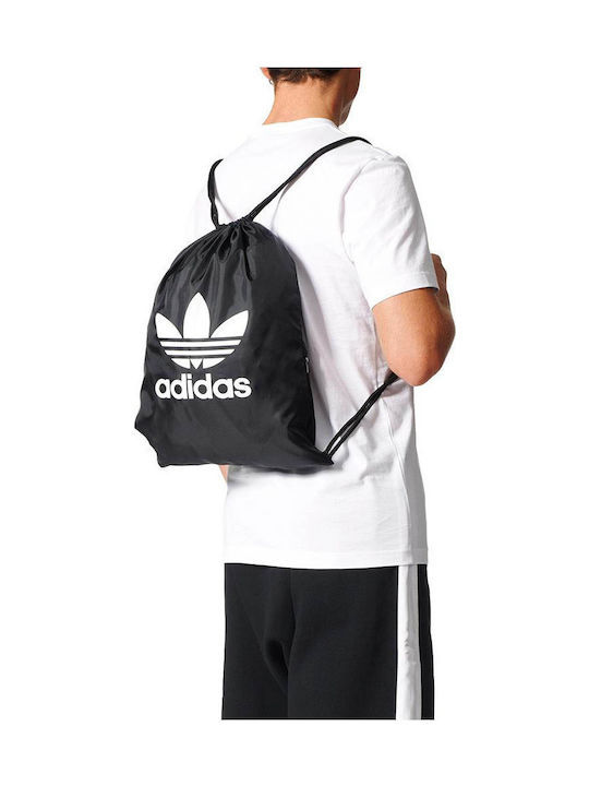 adidas Trefoil Τσάντα Πλάτης Γυμναστηρίου Μαύρη adidas Trefoil Τσάντα Πλάτης Γυμναστηρίου Μαύρη
