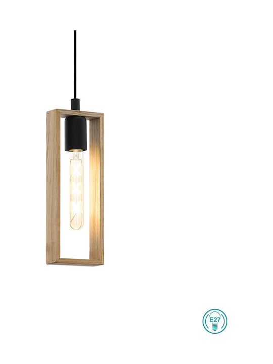 Eglo Littleton Pendant Light Single-Light for Socket E27 Black