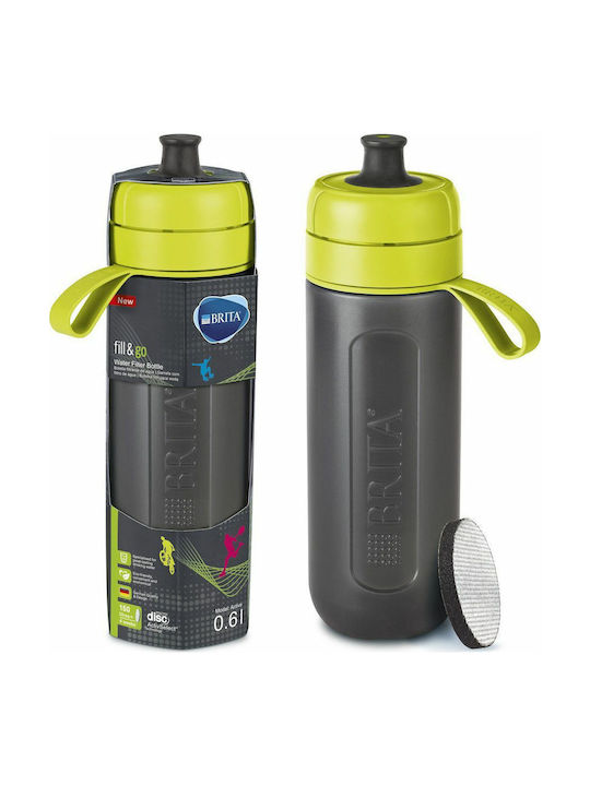 Brita Fill & Go Active Παγούρι Πλαστικό με Στόμιο και Φίλτρο 600ml