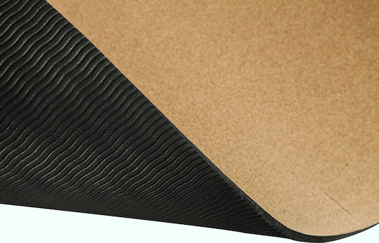AMILA Exercise Mat Brown with Carry Strap (173x61x0.6cm)