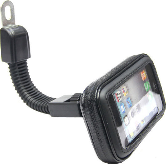 Motorcycle Phone Mount with Waterproof Case 4.8-5.5" for Mirror for Mobile up to 5.5''
