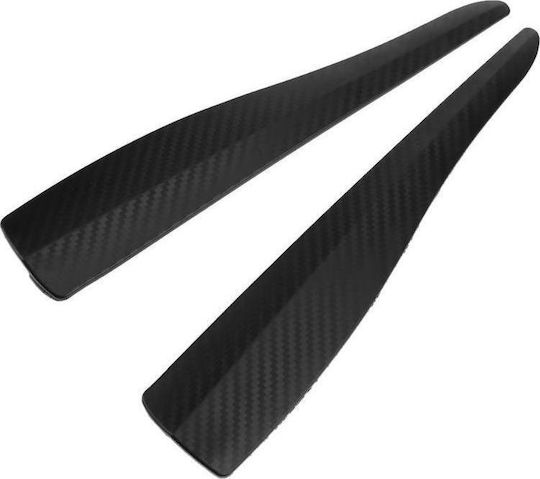 Autocolante 36cm pentru Bară de Protecție Auto în Culoarea Negru 2buc