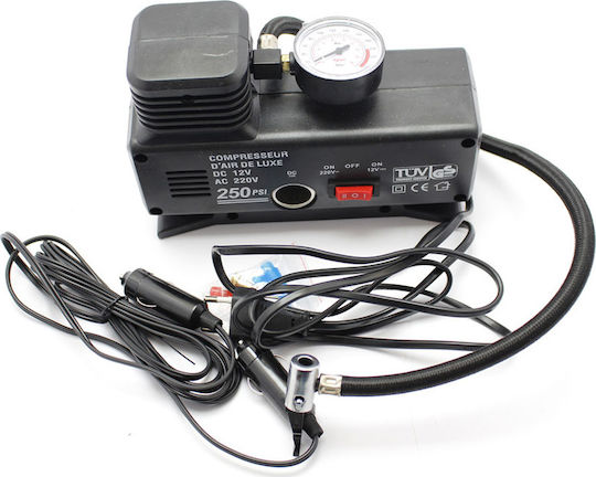 Factory Τρόμπα Αυτοκινήτου 250PSI με Καλώδιο Αναπτήρα 12V