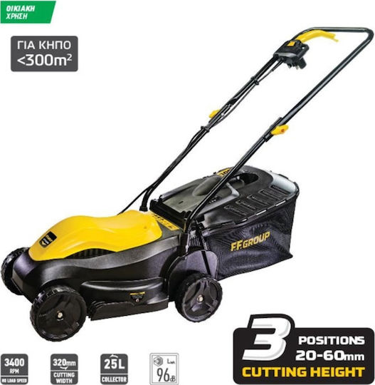 F.F. Group ELM 32/1000 Easy Electric Lawn Mower 1000W 42412