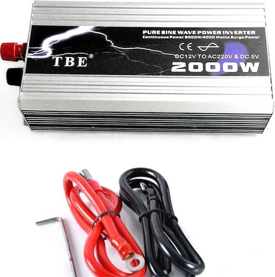Factory Invertor Auto Modificat Sine Wave 2000W pentru Convertirea 12V DC în 220V AC