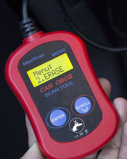 Autel MaxiScan MS300 Διαγνωστικό Αυτοκινήτου Ψηφιακό OBD 2 με Καλώδιο