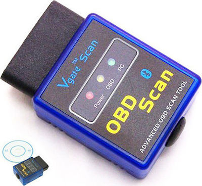 Fahrzeugdiagnosewerkzeug ELM 327 OBD 2 mit Bluetooth Kompatibel mit Android