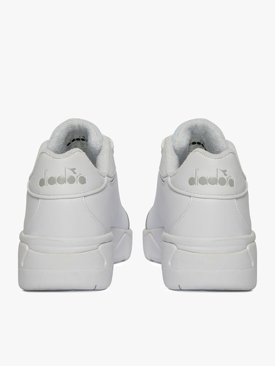 Majesty Γυναικεία Flatforms Sneakers Λευκά