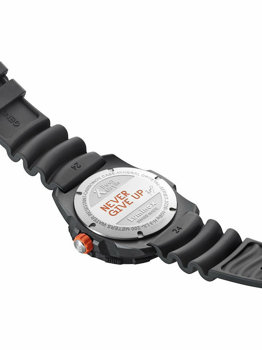 Luminox Bear Grylls Survival Men's Watch 42mm Chronograph Battery with Black Rubber Strap