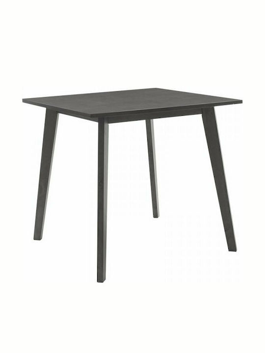 Τραπεζαρία Benson / Toto με 4 Καρέκλες 80x80εκ. Rustic Grey