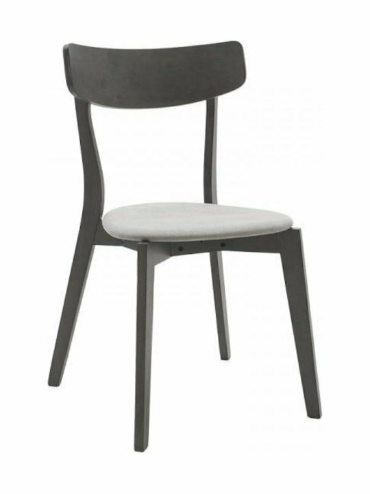 Τραπεζαρία Benson / Toto με 4 Καρέκλες 80x80εκ. Rustic Grey