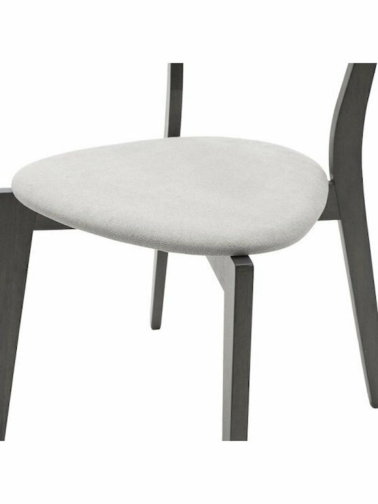 Τραπεζαρία Benson / Toto με 4 Καρέκλες 80x80εκ. Rustic Grey