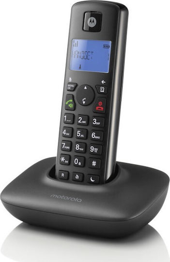 Motorola T401+ Cordless Phone with Greek Menu Black
