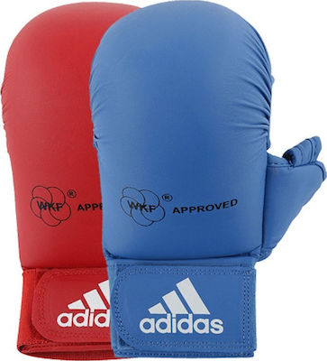 Adidas 48224760 Γάντια Karate WKF Approved Mitts Thump Protection Μπλε