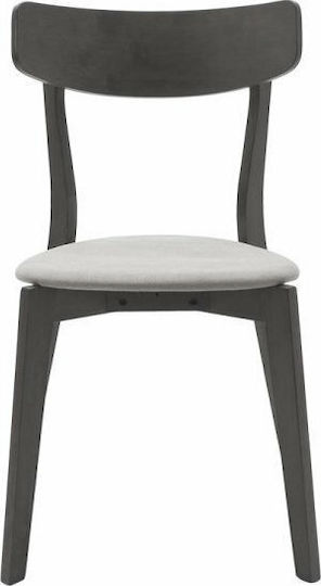 Toto Kitchen Wooden Chair Rustic Grey 45.5x51.5x77cm