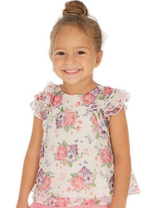 Kids' Tunic Sleeveless Multicolour flowers