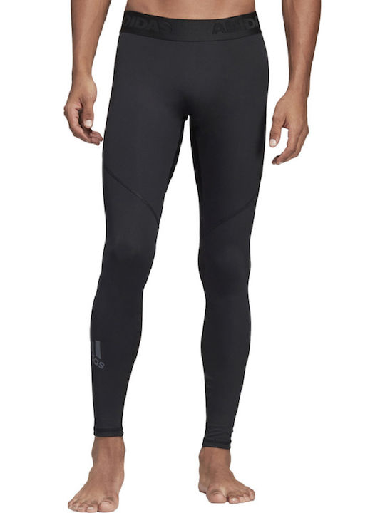 adidas AlphaSkin Sport Graphic Мъжки Спортни Клинове Компресия Дълга Черен