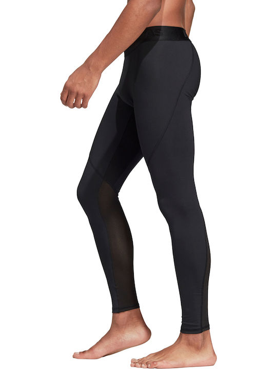 adidas AlphaSkin Sport Graphic Мъжки Спортни Клинове Компресия Дълга Черен
