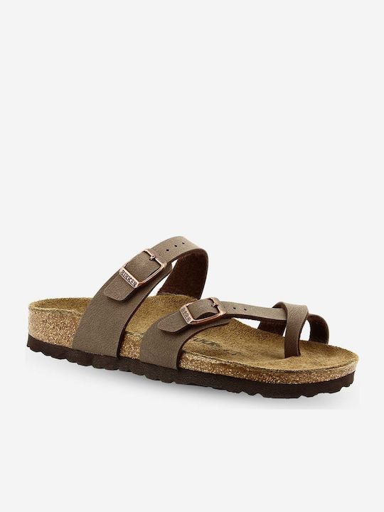 Mayari Birko-Flor Women's Anatomic Sandals Mocca Narrow Fit