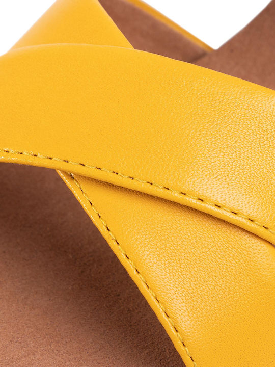 Leather Sandals Anatomic Yellow