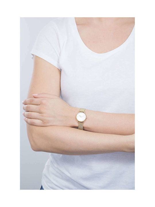 Liu Jo Mini Moonlight Acciaio Watch with Gold Metal Bracelet