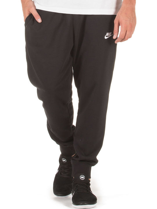Football Sweatpants with Elastic Black