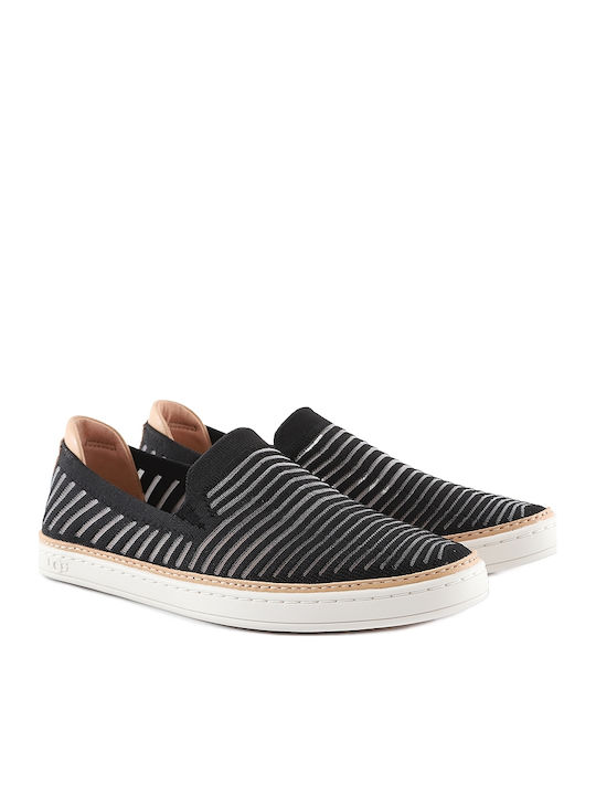 Sammy Breeze Damen Slip-Ons Stoff Schwarz