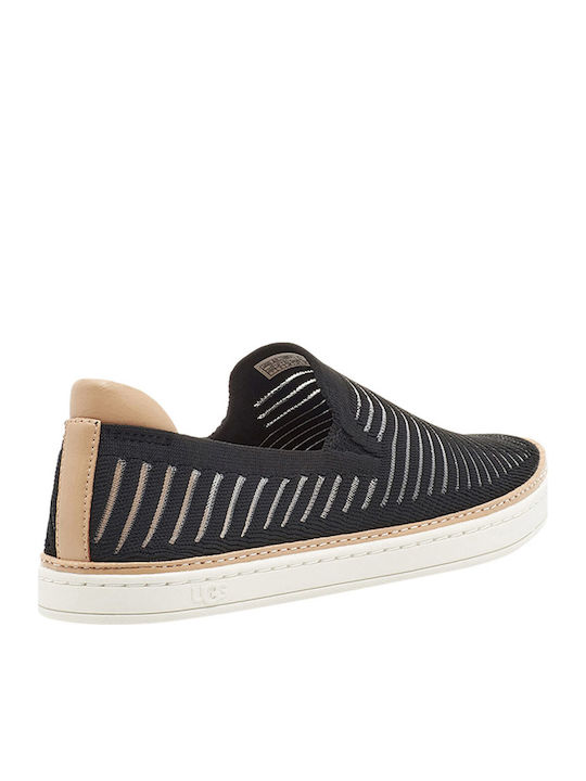 Sammy Breeze Damen Slip-Ons Stoff Schwarz