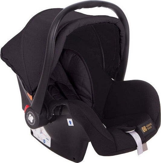 Kikka Boo Amaia Adjustable 3 in 1 Baby Stroller Suitable for Newborn All Black 10kg