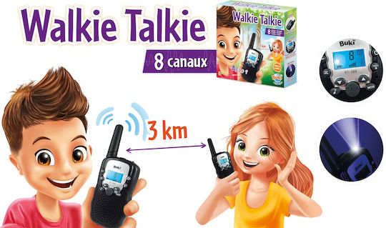 Buki Kids Walkie Talkies for Ages 8+ 2pcs