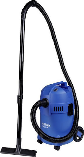 Nilfisk Buddy II 18 Staubsauger Flüssigkeiten / Feststoffe 1200W mit Kunststoff Behälter 18Es