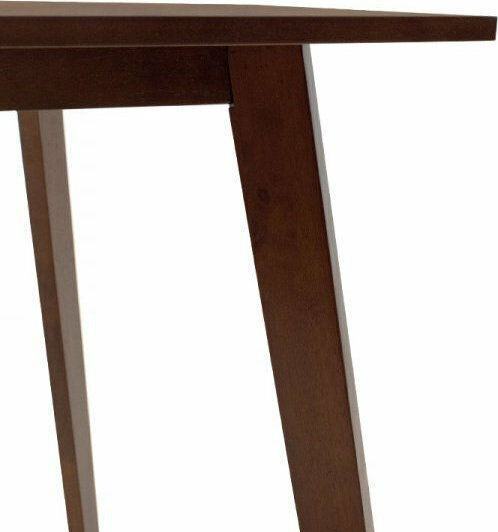 Benson Τραπέζι Κουζίνας Ξύλινο Καρυδί 120x75x75εκ.