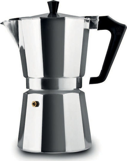 Pezzetti Luxexpress Μπρίκι Espresso 2cups Ασημί