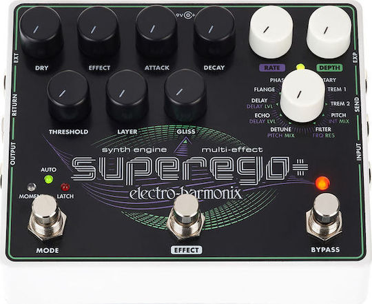 Electro-Harmonix Superego+ Pedală Efectul Sintetizator Chitară electrică