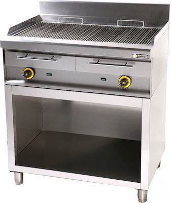 Sergas WEG2 Grill Elektrisch Wasser 11kW mit Abmessungen 87x65x32cm