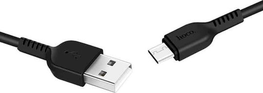 Hoco X20 Flash Regular USB 2.0 Cablu USB-C bărbătesc - USB-A 18W Negru 2m