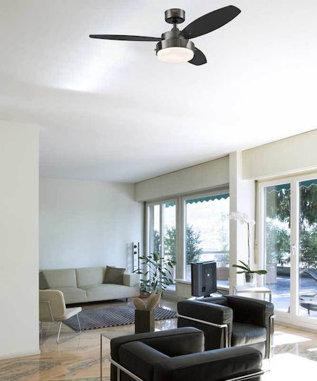 Westinghouse Alloy Ceiling Fan 105cm With Light Black Graphite