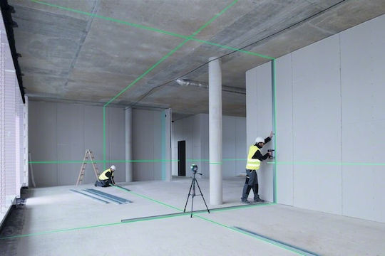 Bosch GLL 3-80 CG Professional Self-leveling Linear Laser Level Green Beam 12V with Working Range 30m