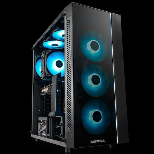 Deepcool RF 120M 5in1 Case Fan (1500rpm / 56.5cfm) με RGB Φωτισμό και Σύνδεση 4-Pin PWM 5τμχ