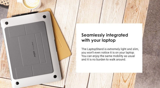 Allocacoc Moft Βάση για Laptop έως 15.6" Silver