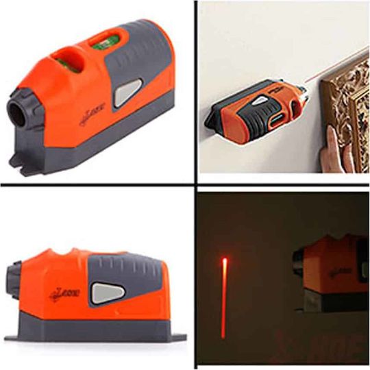 Oscar Oscar 3584 Αλφάδι Laser Σημείου Κόκκινης Δέσμης 1.5V με Εύρος Εργασίας 15m